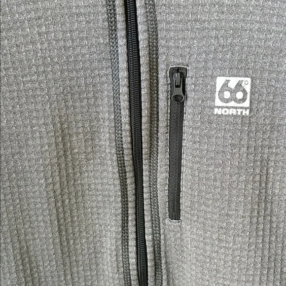 66 North Iceland Grettir Zipped Front Womens Jacket in Grey Quick Dry Size L - Picture 5 of 12